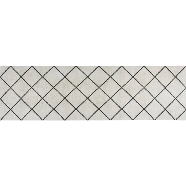 vidaXL Küchenteppich Waschbar Quadrat 60x180 cm Samt 136568 – Bild 1