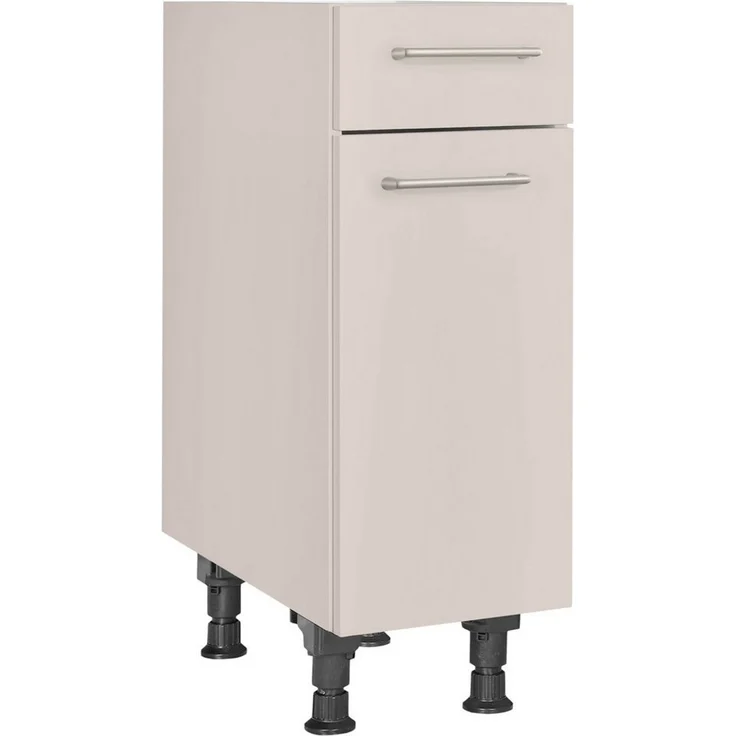 nobilia® Unterschrank "Laser", Ausrichtung wählbar, vormontiert, in den Breiten 30, 45 und 60 cm Breite, mit höhenverstellbaren Sockelfüßen, vormontiert – Bild 1