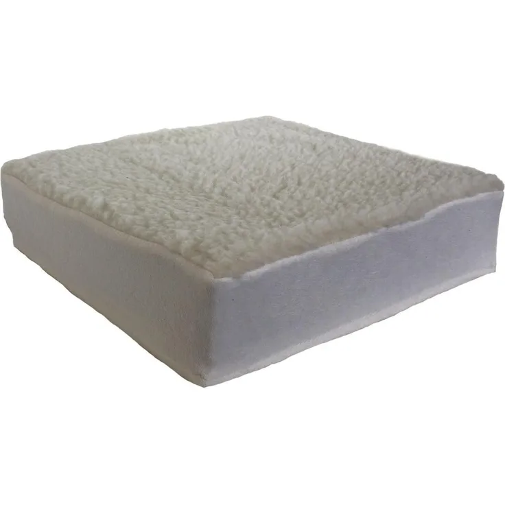Kühnemuth Sitzkissen Sitzerhöhung 10 cm hoch Sitzkissen Aufstehhilfe für Sessel Sofa Stuhl, Kissenhülle mit Füllung