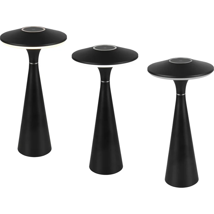 TRIO Leuchten LED Tischleuchte TORREZ, Dimmfunktion, USB-Ladefunktion, LED fest integriert, warmweiß - kaltweiß, in-Outdoor Akku Tischlampe mit USB-C, dimmbar, Lichtfarbe einstellbar – Bild 5