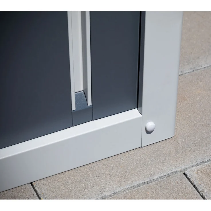 Trimetals Metall Gartenschrank Guardian D63 | Grau – Bild 7