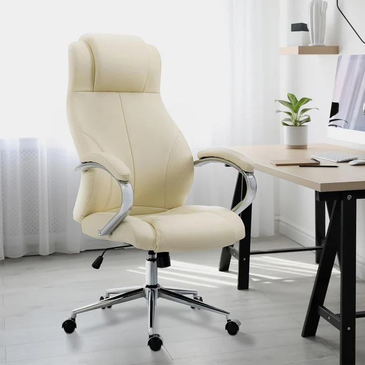 Bürostuhl Salford Echtleder [314908] – Bild 2