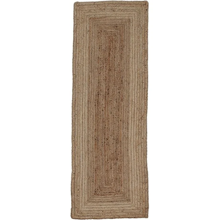 carpetfine Teppich Nele Juteteppich Naturfaser, rechteckig, Höhe: 6 mm, geflochtener Wendeteppich aus 100% Jute, quadratisch und als Läufer – Bild 1