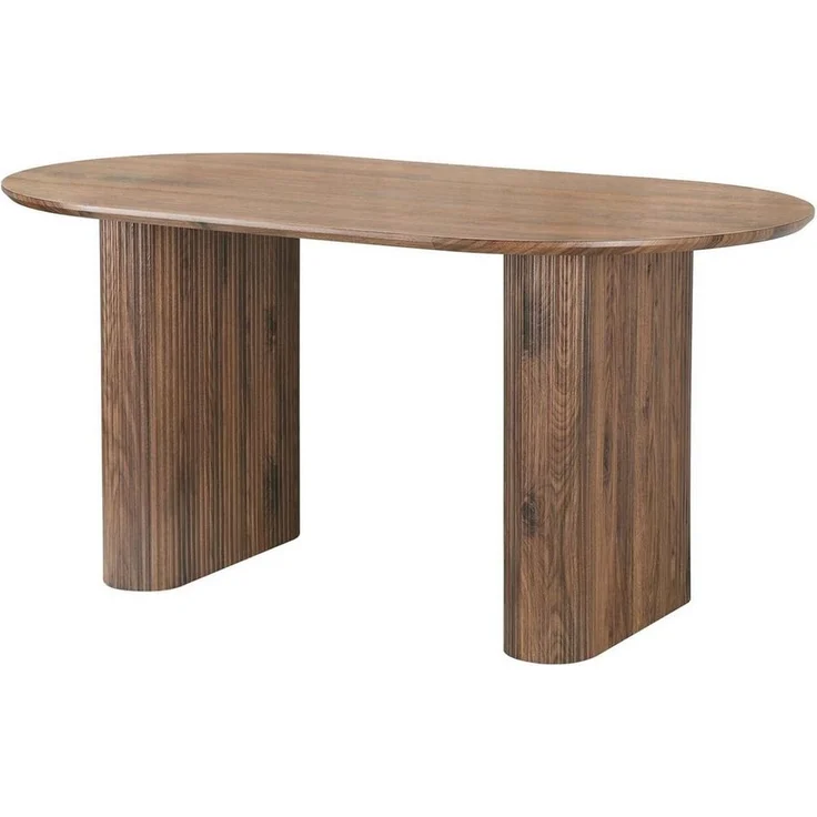 OTTO home Esstisch Bostonia, ovaler Esstisch, Beine mit Rillenstruktur, pflegeleicht, Höhe 76 cm – Bild 5
