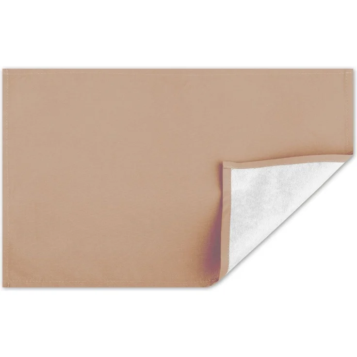 4er Set Tischsets Platzset Tischuntersetzer Platzdeckchen Tischdeko Tischmatte Essensunterlage Maße 30x45 cm, Farbe: sandgrau - beigegrau – Bild 3