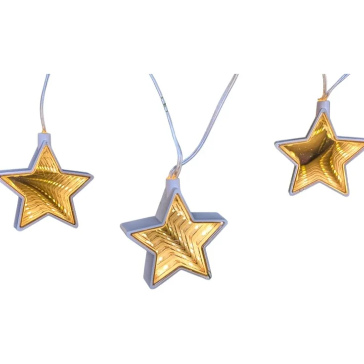 FHS Infinity Sterne 60-LED 6er, weiß, 4 m – Bild 6