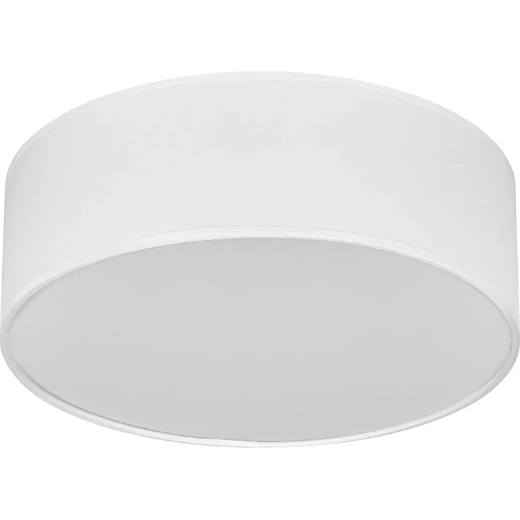 Osram ORBIS PARIS Deckenleuchte 300mm, weiß, E27-Sockel, kann mit smarter Lampe bestückt werden, hochwertiges, modernes Design, mit Stoffschirm, geeignet für Innenräume, rund, IP20 Schutzklasse