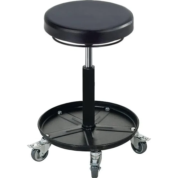 meychair Hocker 9062 A1S-TRT-PUA3 Rollen schwarz – Bild 1