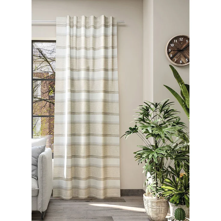 Lysel - Dekoschal Linisa #1W in den Maßen (B x H): 146cm x 245cm in Beige/beige – Bild 5