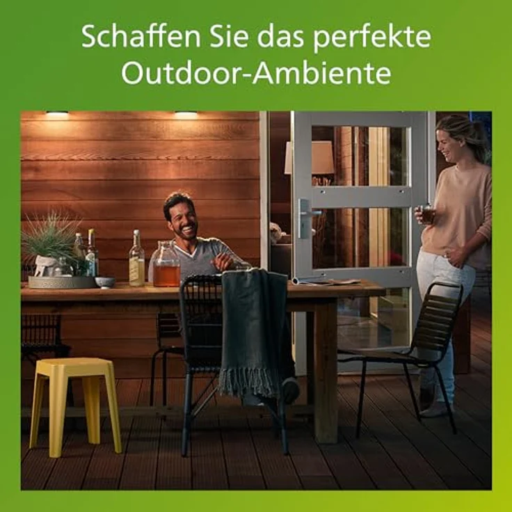 Philips Lois Flutlichtstrahler für den Außenbereich, exkl. Bewegungssensor, 20 Watt, 3000K weißes Licht, Schwarz – Bild 6
