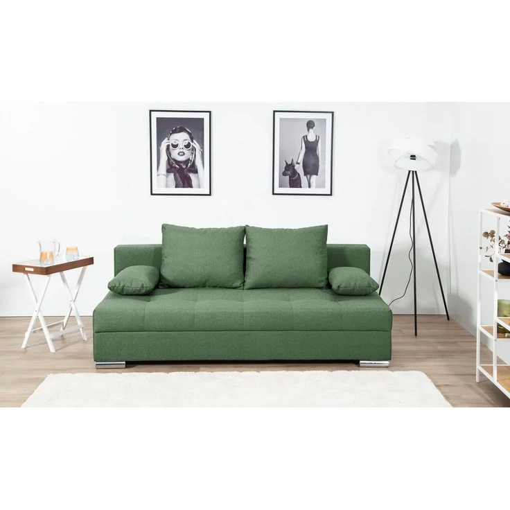 COLLECTION AB Schlafsofa Tania, B: 194 cm, Liegel. 140x194 cm, komfortabler Sitzkomfort: Federkern-Polsterung, inklusive Rückenkissen – Bild 1