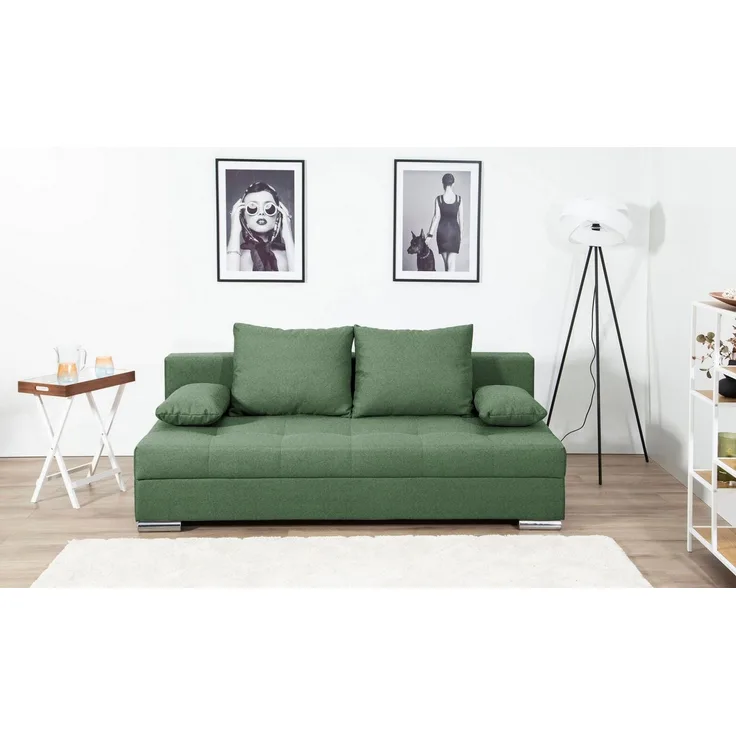 COLLECTION AB Schlafsofa Tania, B: 194 cm, Liegel. 140x194 cm, komfortabler Sitzkomfort: Federkern-Polsterung, inklusive Rückenkissen