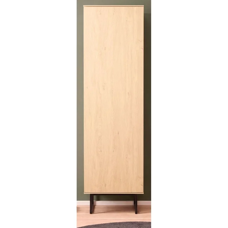 Garderobenschrank Breda in Eiche Schuhschrank 58 x 200 cm – Bild 2