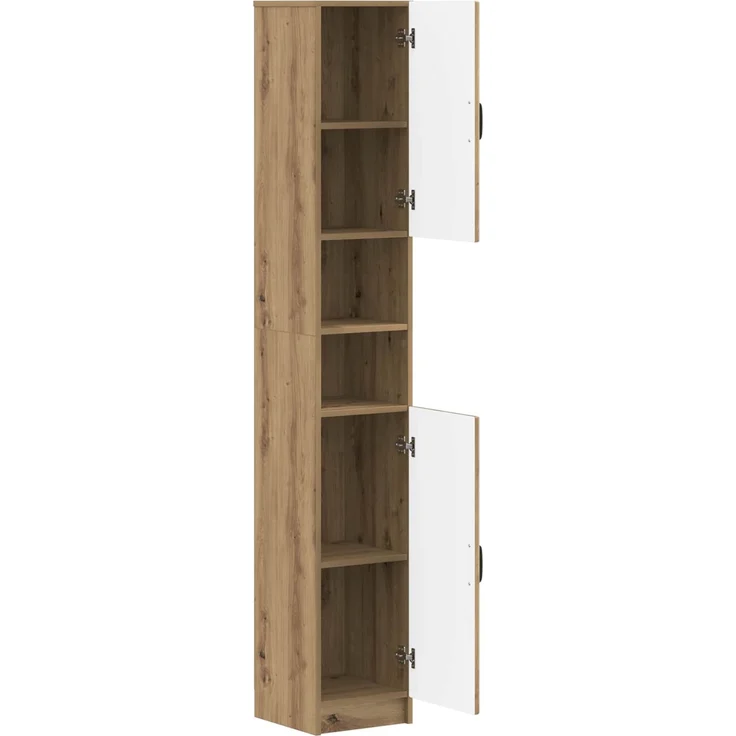vidaXL Badezimmerschrank mit offenem Regal UTRECHT Artisan-Eiche 897704 – Bild 2