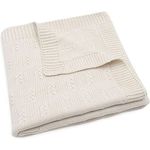 Jollein Grain Knit Babydecke - Oatmeal Beige