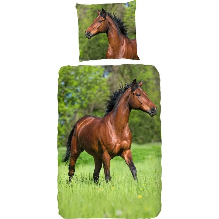 Bettbezug Rennend Paard 135 X 200 Cm Baumwolle