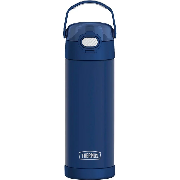THERMOS Isolierflasche FUNTAINER Water Bottle, doppelwandiger Edelstahl, spülmaschinenfest, 0,47l, 12h kalt, mit dichschließendem Push Button Lid – Bild 5