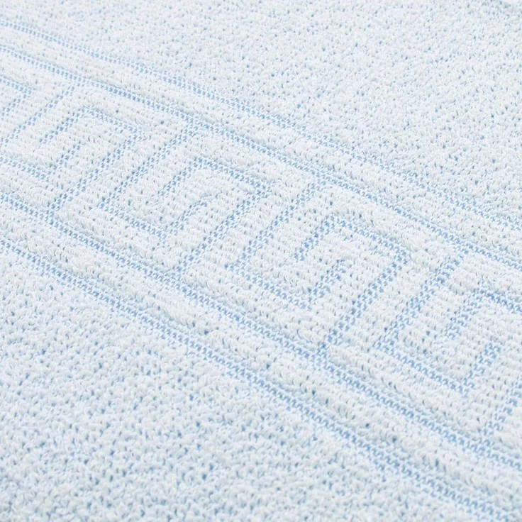 10er Set Handtücher 50x100 cm Baumwollmix 340 g/qm blau – Bild 5