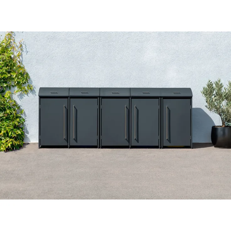 Westmann Metall Mülltonnenbox Moderna 5 | 5x240 L