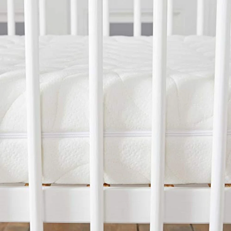 Babysom - Babymatratze Bambus | 70x140 cm | Kindermatratze | Naturfaser | Atmungsaktiv | Bezug abziehbar | Luftdurchlässiger Kaltschaum | Geprüft | Höhe 10cm – Bild 6