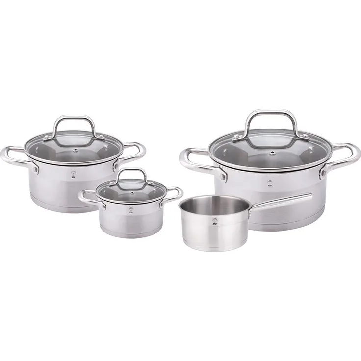 Gustav Voss 7-tlg. Kochtopf-Set BARCELONA Edelstahl Topfset Kochtopfset 64004