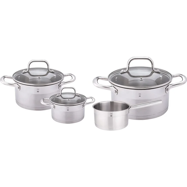Gustav Voss 7-tlg. Kochtopf-Set BARCELONA Edelstahl Topfset Kochtopfset 64004