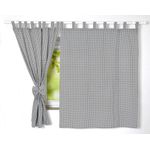 BabyLux 'Marokko' Vorhänge mit Schlaufen, schwarz