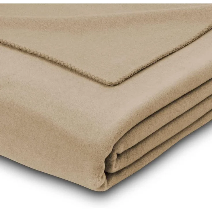 Estella Premium Fleecedecke 160x200cm Trevi 8603 180 - sand – Bild 4