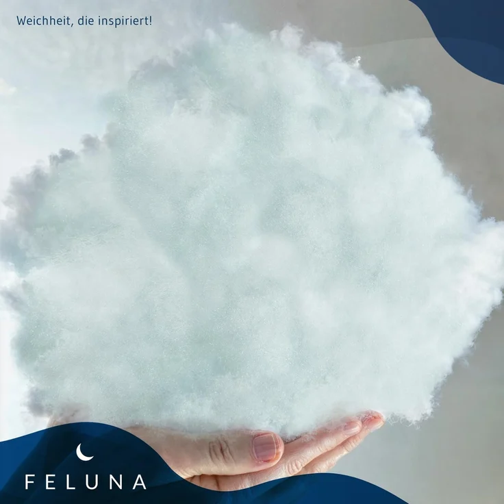 Feluna Kissenfüllung Flauschiges Polyester Füllmaterial, Füllwatte für Kissen, Stofftier- & Bastelwatte – Bild 2