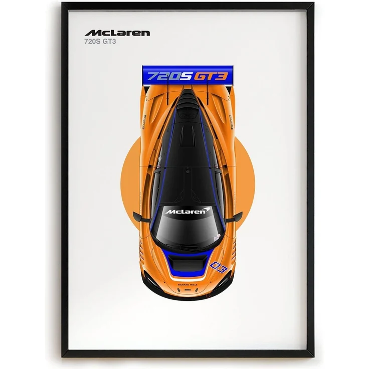 Poster Formel 1 Rennwagen Helm Rennfahrer Name Unterschrift · Deko Print ohne Rahmen - D PORSCHE / 40x60 cm – Bild 3