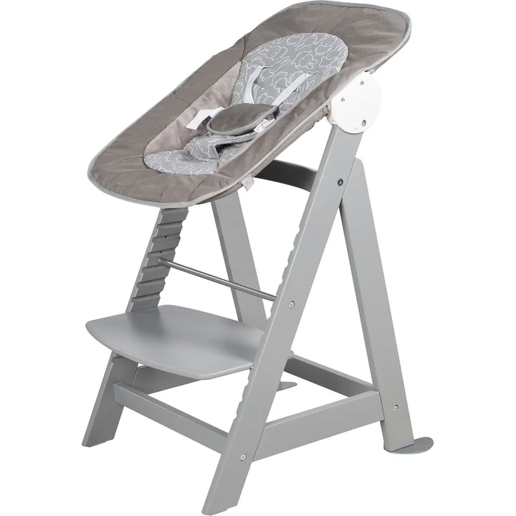 roba Treppenhochstuhl 'Born Up' - Set 2 in 1 - 'miffy®' - mit Liegefunktion - ab Geburt - Taupe – Bild 3