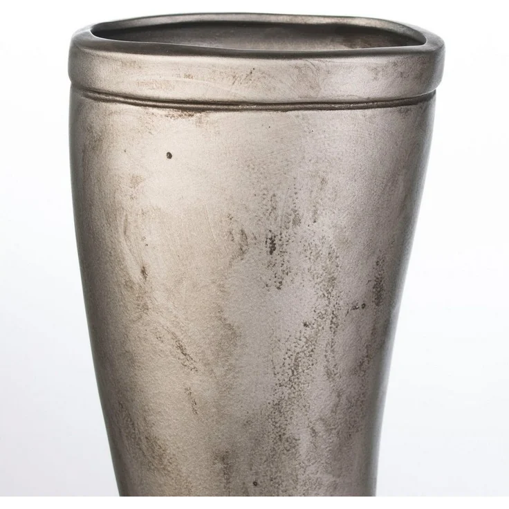 Casablanca Schirmständer, Gummistiefel, "Stiefel", Keramik, silberfarben, , L. 11 cm, B. 26 cm, H. 45 cm 56185 – Bild 2