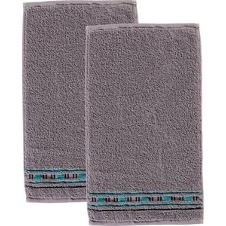 Erwin Müller Gästehandtuch Gästetuch "Achern" 2er-Pack, Frottier (2-St), Walk-Frottier Uni – Bild 6