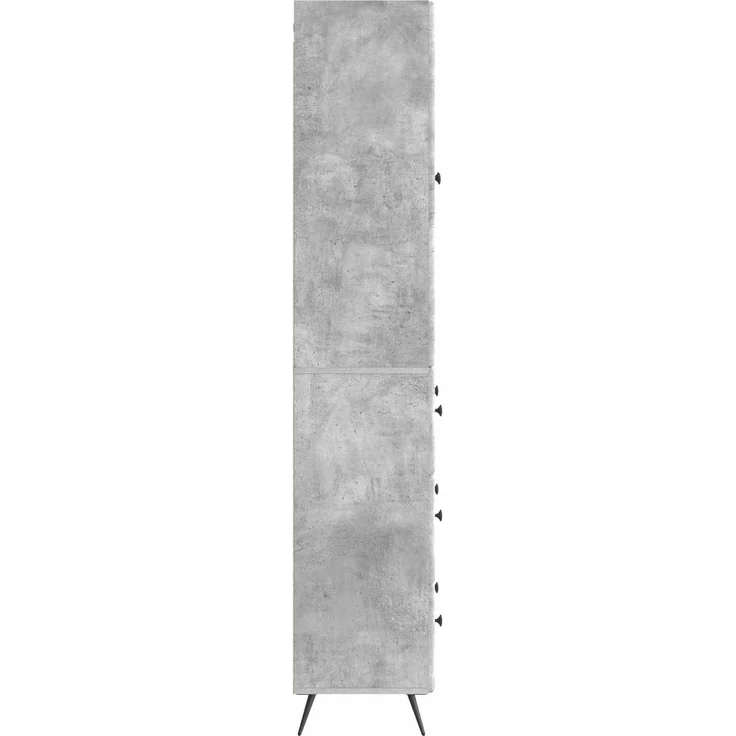 vidaXL Schrankset 2 pcs Betongrau 66 x 34,5 x 90 cm Holzwerkstoff 3416883 – Bild 5