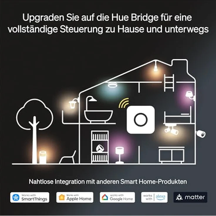 Philips Hue White Ambiance Adore 3er Deckenspots rund, weiß 3x250lm inkl. Dimmschalter, Bad-Beleuchtung, dimmbar, steuerbar via App, kompatibel mit Amazon Alexa (Echo, Echo Dot), neue Generation – Bild 8