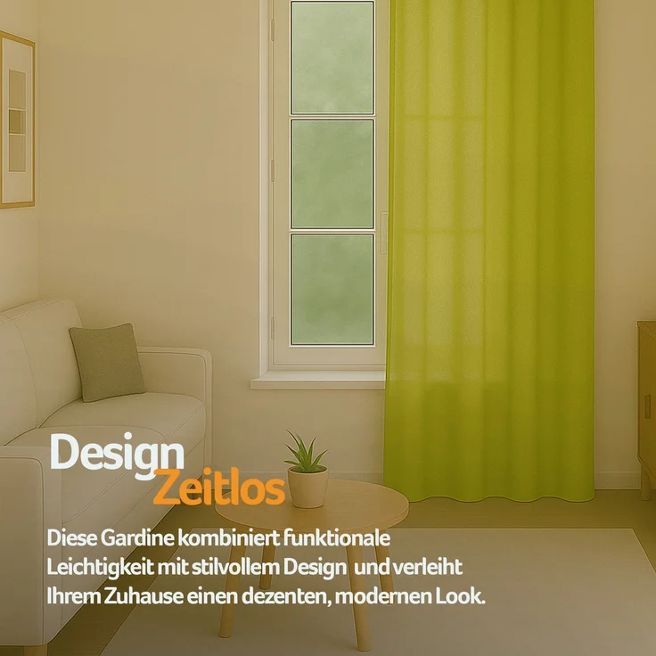 Bestlivings Blickdichte, Gardine mit Ösen, in vielen Größen und Farben Grün 140x175 cm – Bild 8