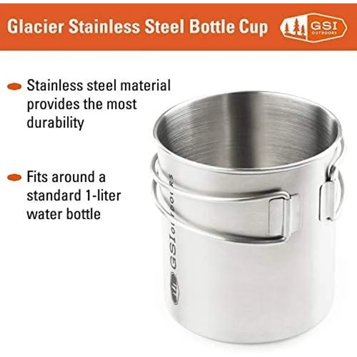 GSI Outdoors Glacier Bottle Eins/Eine(r) 0 71 l Edelstahl Edelstahl Universal 1 Stück(e) – Bild 3
