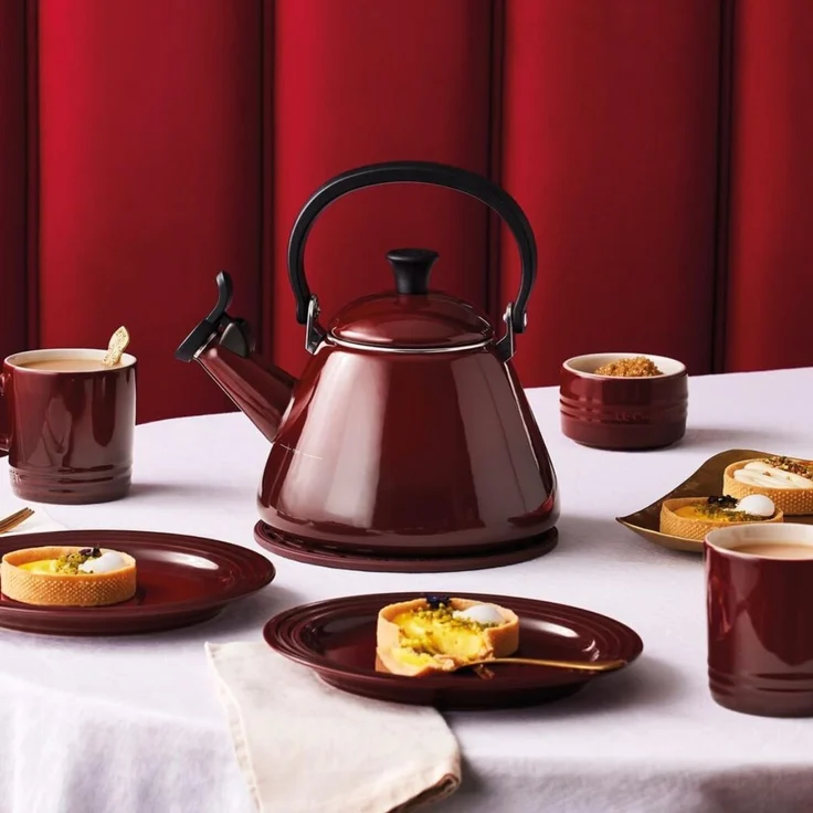 Le Creuset Wasserkessel Kone Garnet - Rot – Bild 5