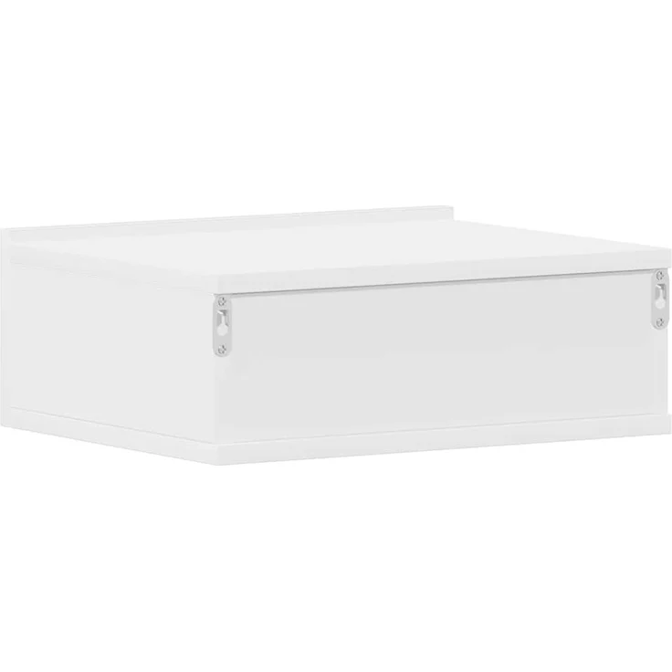 vidaXL 2er-Set hängende Nachttische, Spanplatte weiß, 40 x 30 x 15 cm – Bild 8