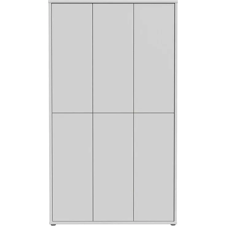 Garderobenschrank Allround / Alice Spring, Holzwerkstoff, Grau, 109 x 192 x 35 cm
