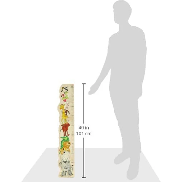 Selecta - Zoorino-Messlatte, Holz, 100 cm – Bild 5