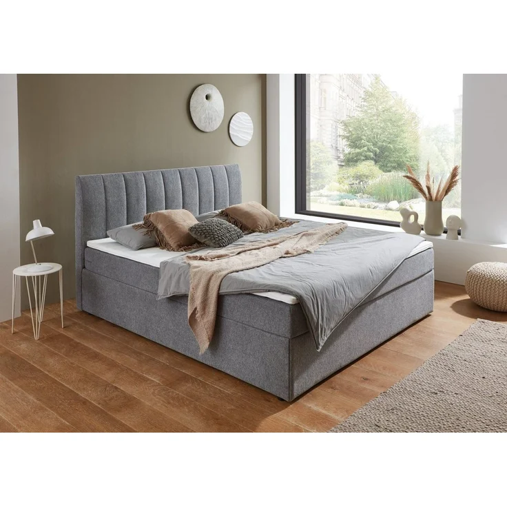 Atlantic Home Collection Boxbett ALVA inkl. Federkern- Matratze und Topper – Bild 1