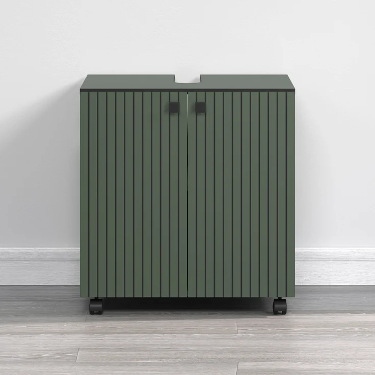Waschbeckenunterschrank Bliss in grün 60 cm – Bild 4