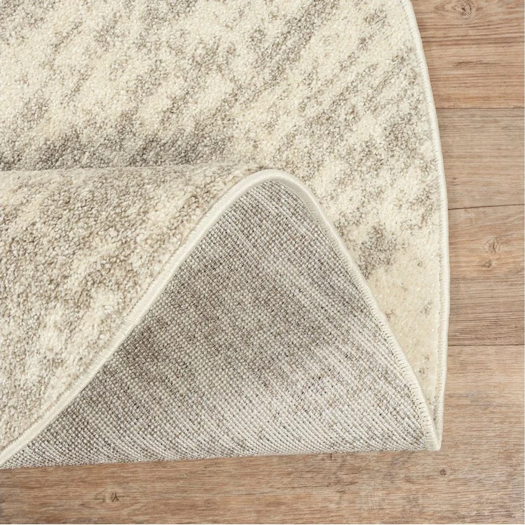 Sanat Teppich Oslo, rund, Höhe: 10 mm, Kurzflor, Wohnzimmer, Schlafzimmer, fussbodenheizungsgeeignet – Bild 3