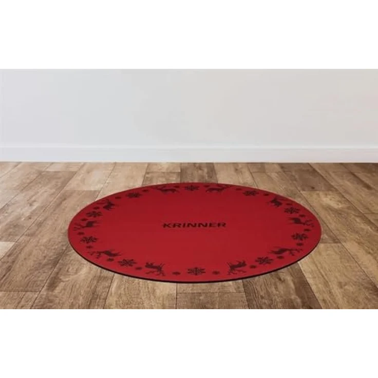 Krinner Weihnachtsbaumunterlage Ø 60 cm rot – Bild 5