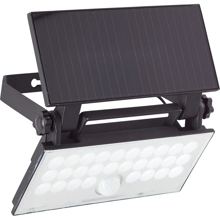 Brilliant LED Außen-Wandleuchte Luton Außenlampe Solar, 19 cm, 1000 lm, 4100 K, schwenkbar, schwarz – Bild 9