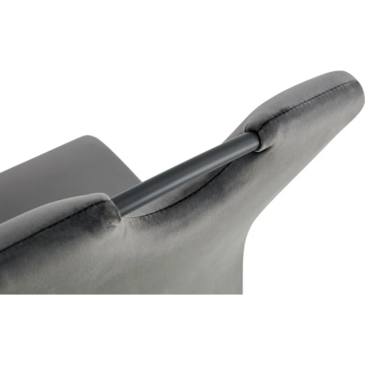 Schwinger-Stuhl 2er Set Lyon Stühle in Anthrazit - gemütliches Design - B/H/T: 43x98x61 cm – Bild 10