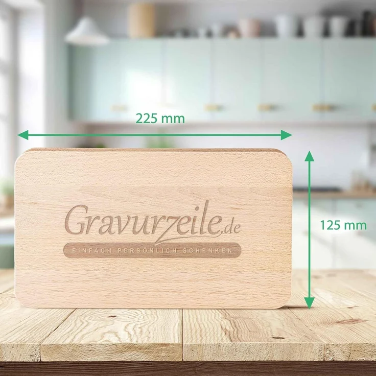 GRAVURZEILE Schneidebrett - Danke für alles Mama - Frühstücksbrettchen - Zum Muttertag, Buchenholz, Geschenkidee für Mama – Bild 5