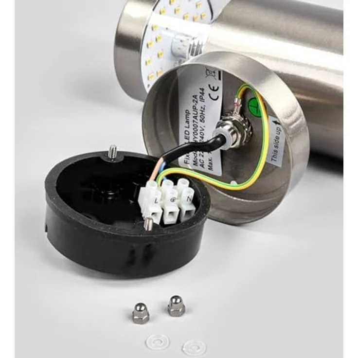 Lindby Außen-Wandleuchte Lanea, LED 9 W gesamt, warmweiß – Bild 6