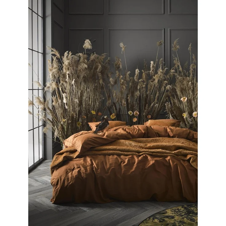 Essenza Minte Leather Brown Bettwäsche 135x200 cm + 80x80 cm – Bild 3